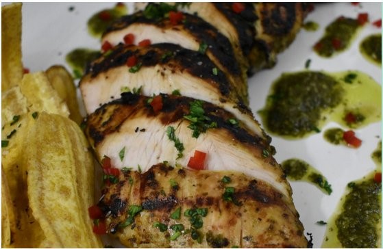 Grilled Chimichurri Turkey Tenderloin