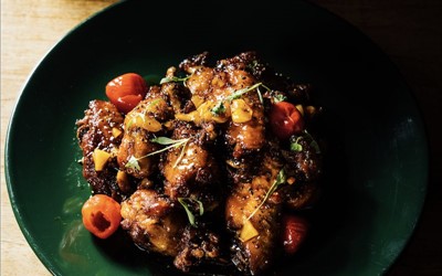 Image for Dominican Braised Chicken Wings (Pollo Guisado)
