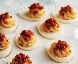 Chorizo Deviled Eggs