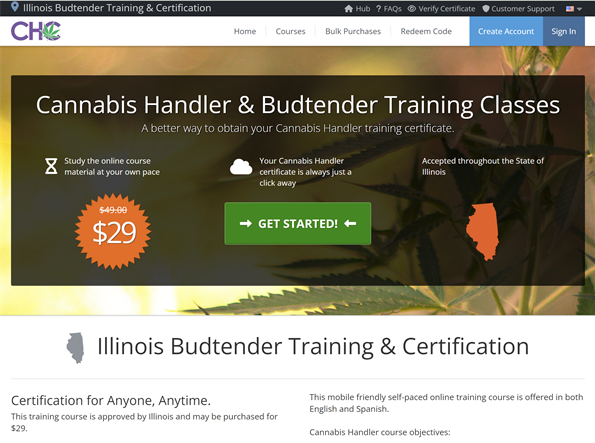 Illinois Cannabis Handler Classes